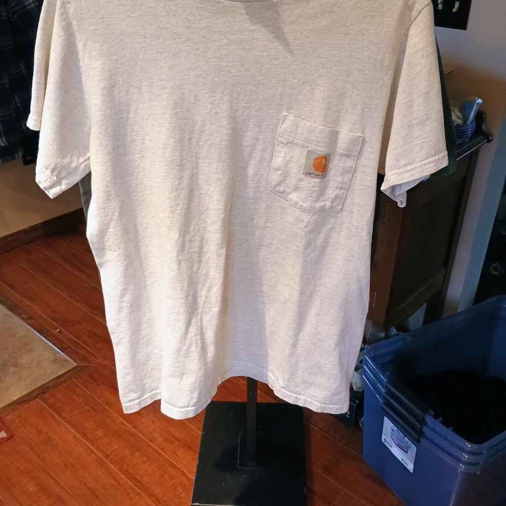 Carhartt Light Gray Pocket Tee